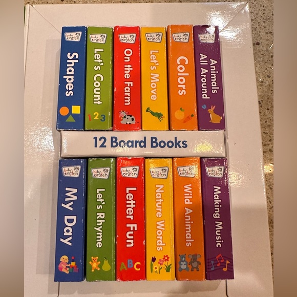Baby Einstein 12 Board Books by PI LTD. Children's Features colors,music,animals - Picture 14 of 15